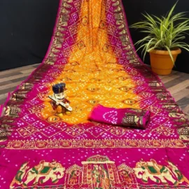 Bandhej Saree