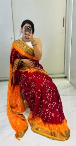 Bandhej Saree