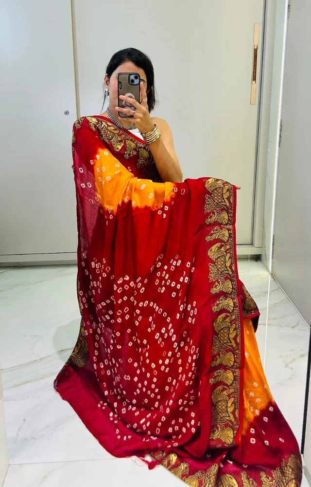 Bandhej Saree - Image 3