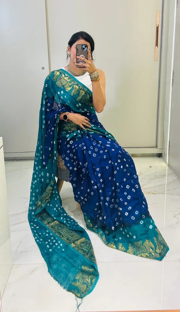 Bandhej Saree - Image 5