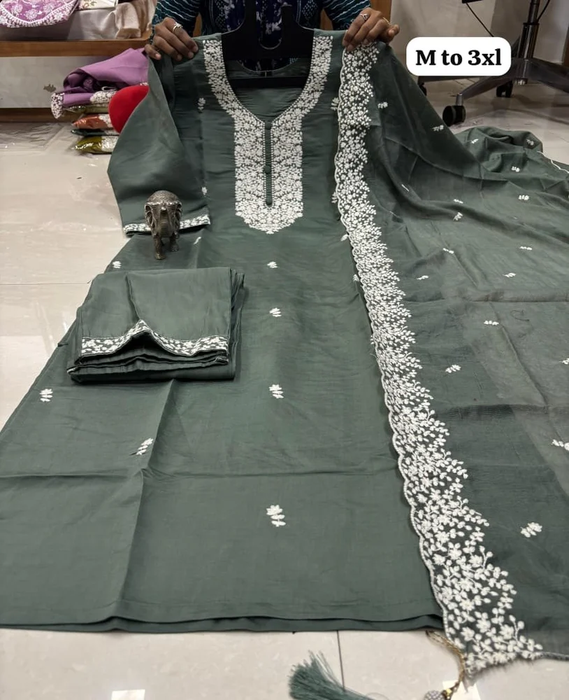 Kurti Pent With Dupatta - Image 3