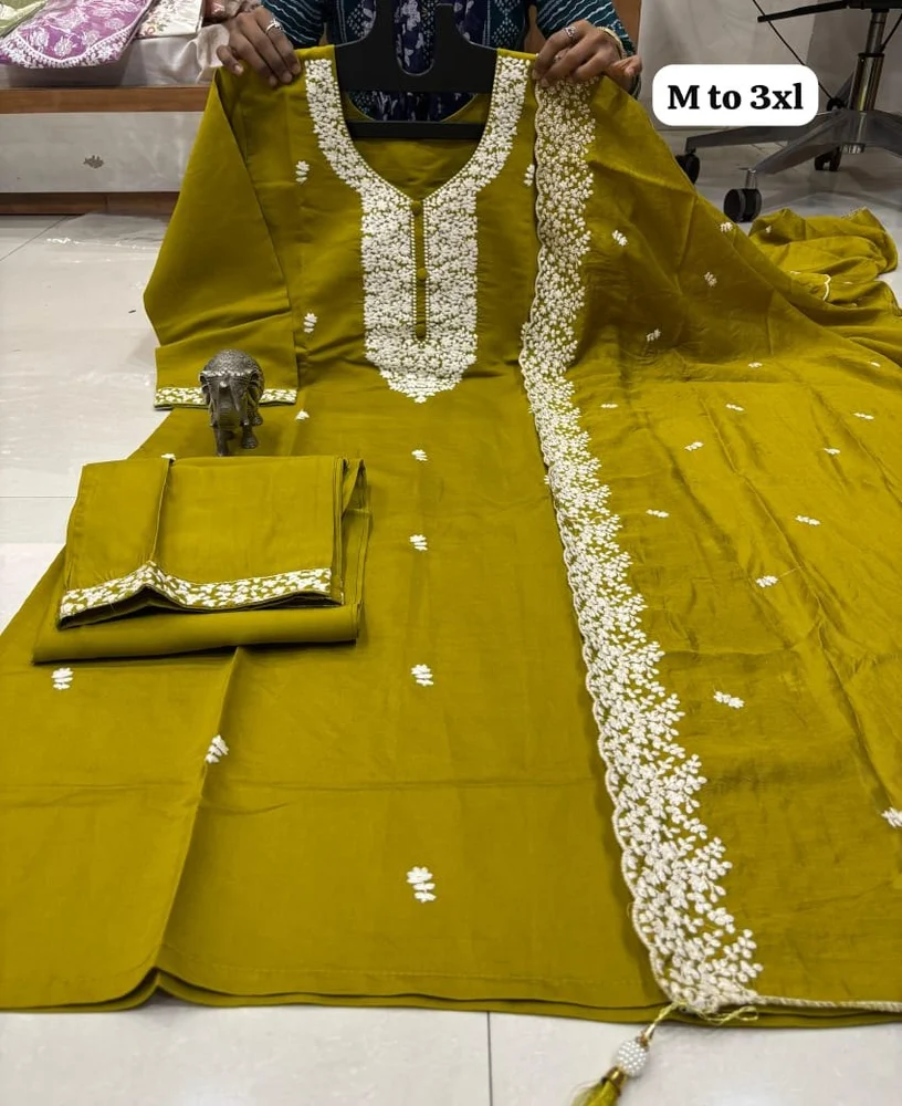 Kurti Pent With Dupatta - Image 7