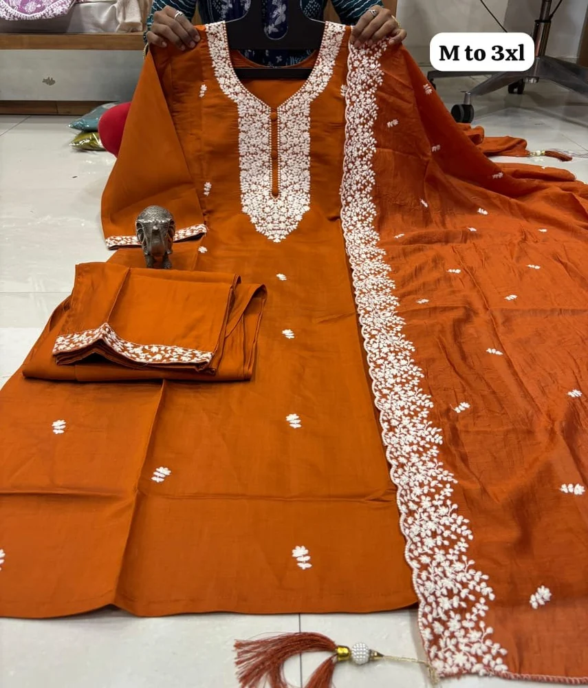 Kurti Pent With Dupatta - Image 5