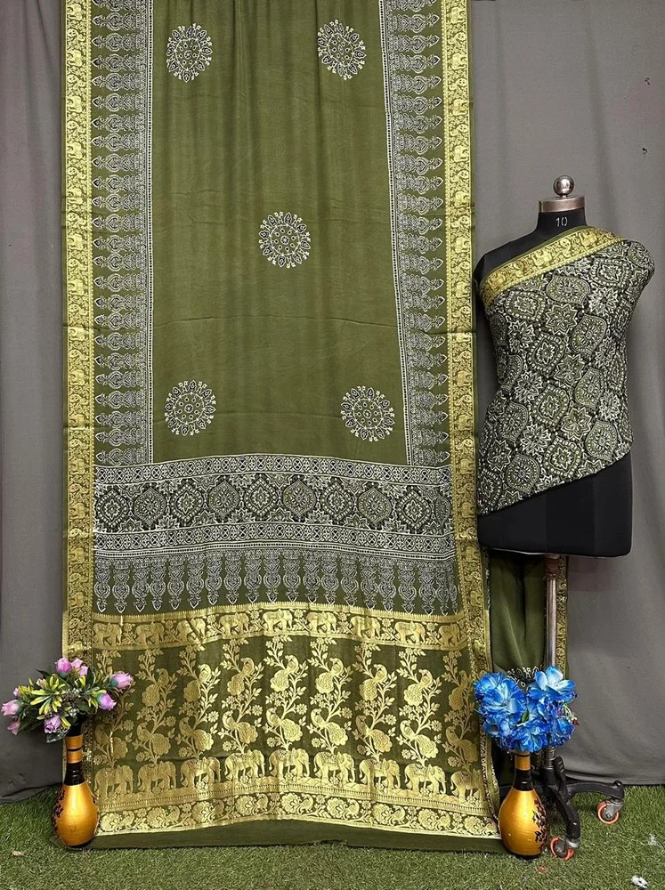 Fancy Designer Saree - Image 4