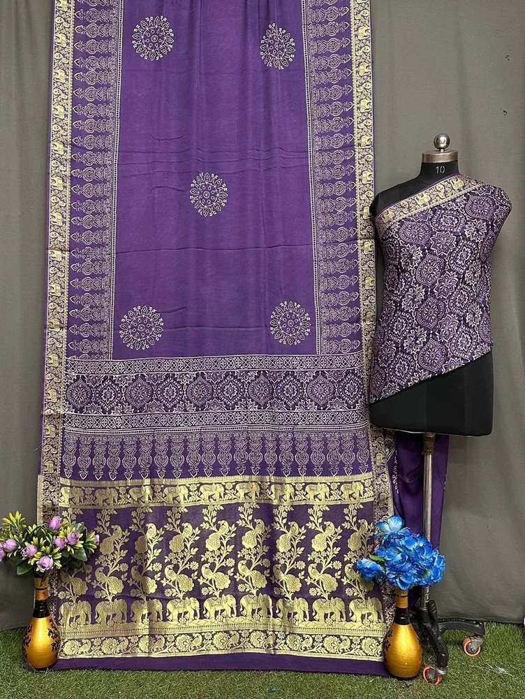 Fancy Designer Saree - Image 3