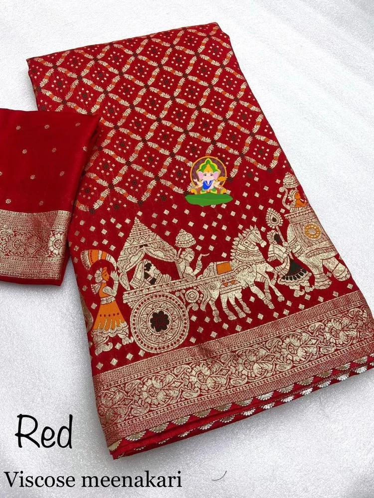 Designer Silk Saree - Image 5