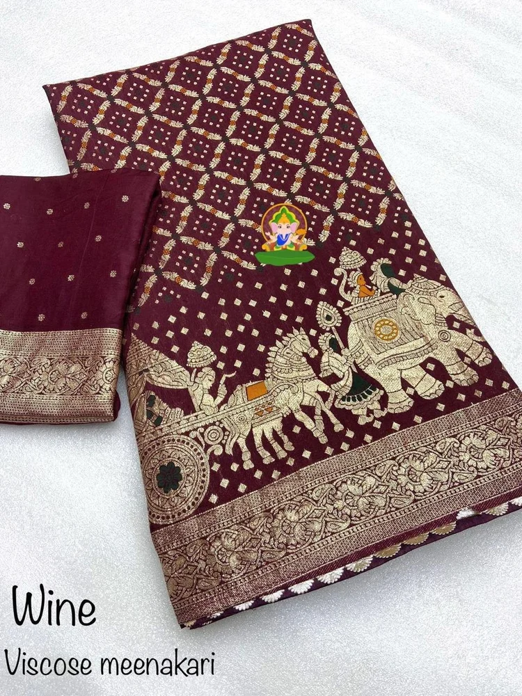 Designer Silk Saree - Image 3