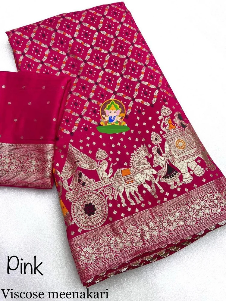 Designer Silk Saree - Image 4