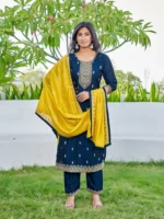 Kurti Pant With Designer Dupatta