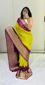 Bandhej Saree