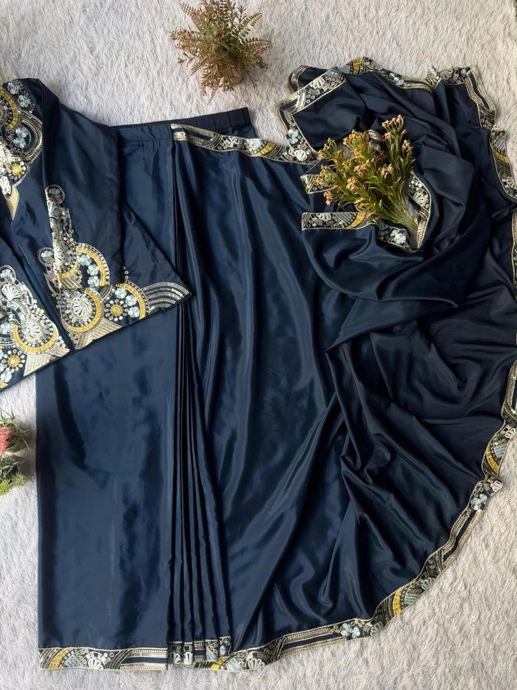 Party Wear Saree - Image 2