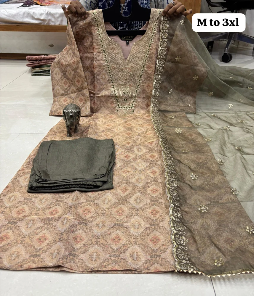 Designer Silk Fancy Kurtis - Image 4