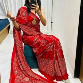 Gajji Bandhej Saree